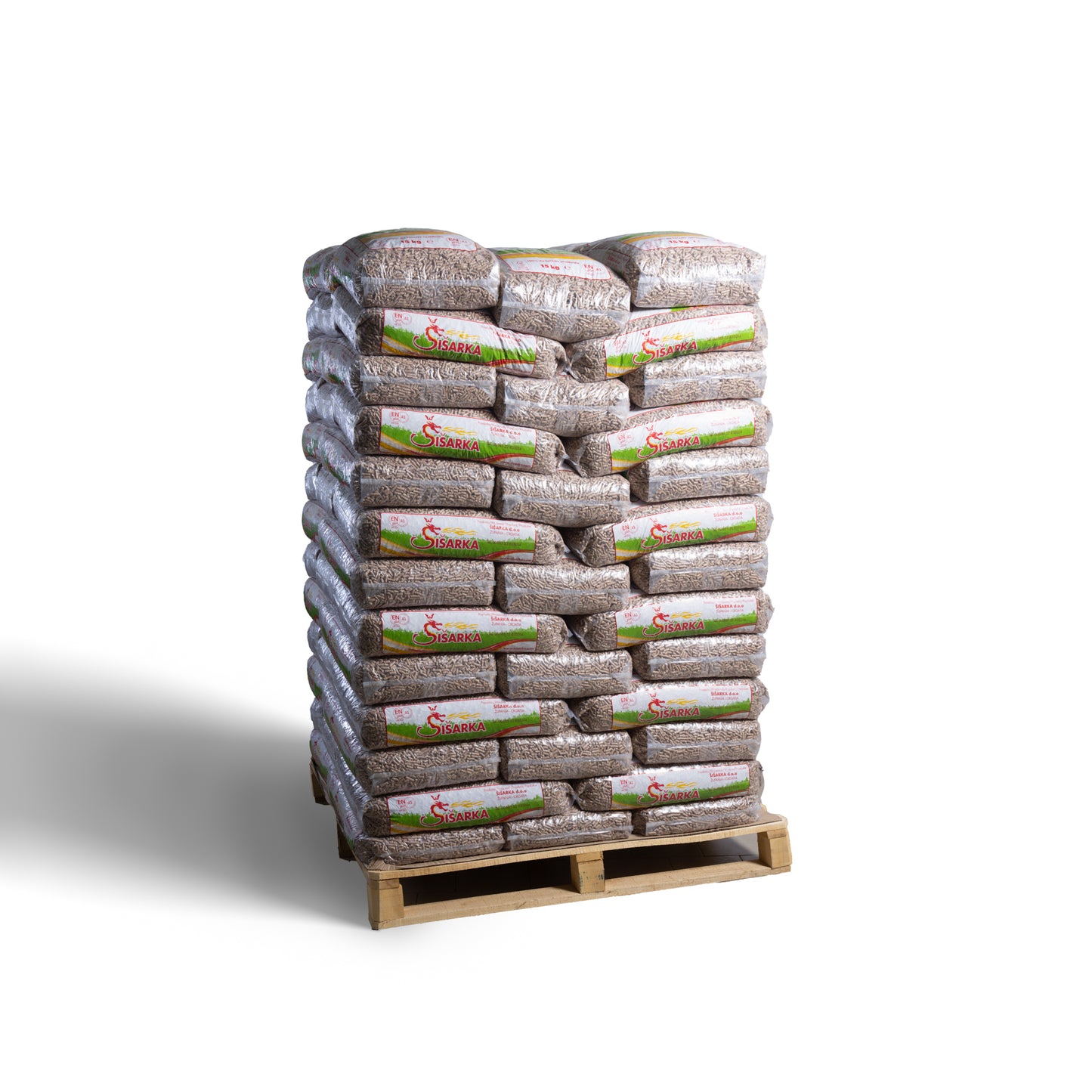 Hartholz – Pellets (1.050 kg netto) 70 Säcke á 15 kg.